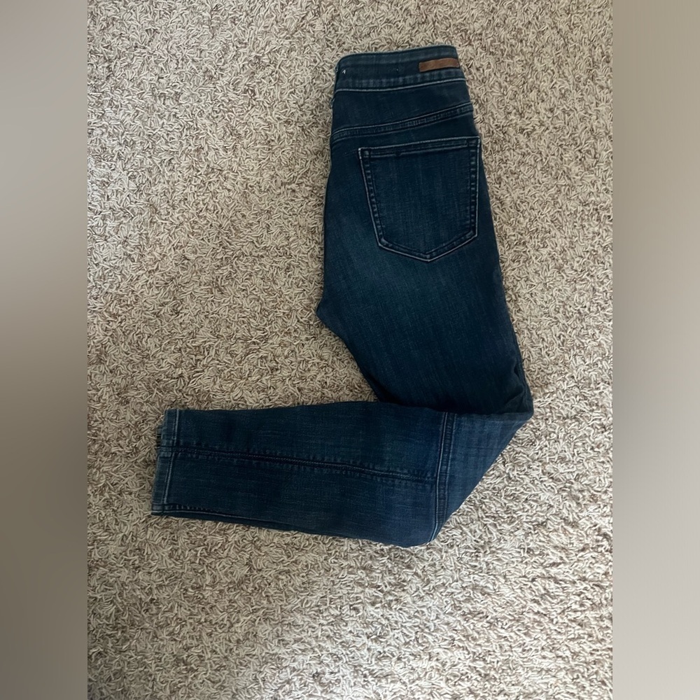 Anthropologie Pilcro High-Rise Moto Denim Leggings - Picture 11 of 16